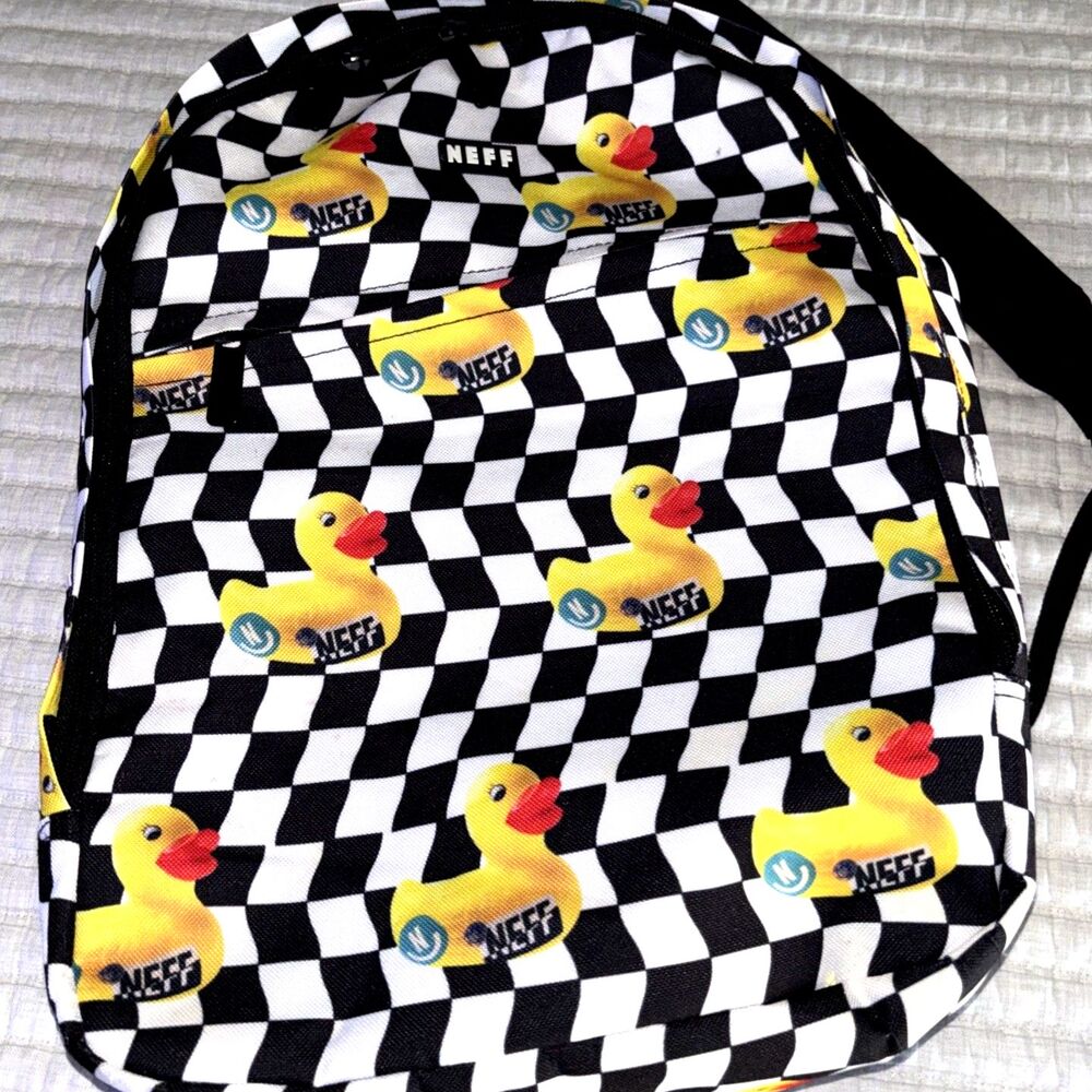 NEFF Checkerboard Rubber Ducky Full Size Daily Backpack